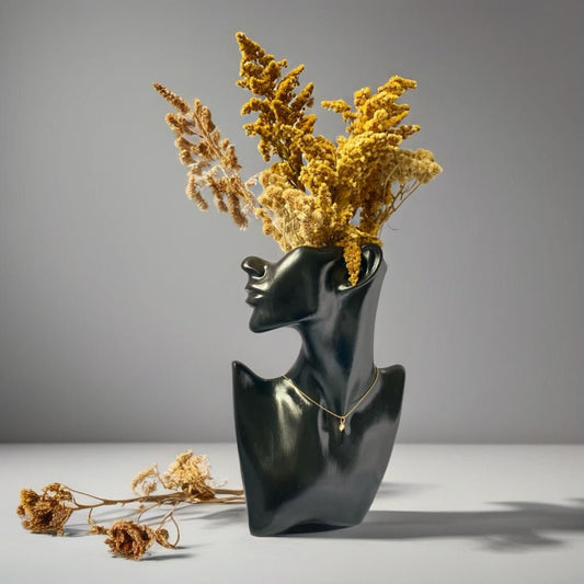 Florero en forma de busto
